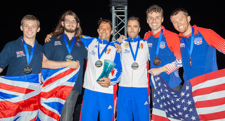 World Freestyle Champions and Silver &amp; Bronze Winners