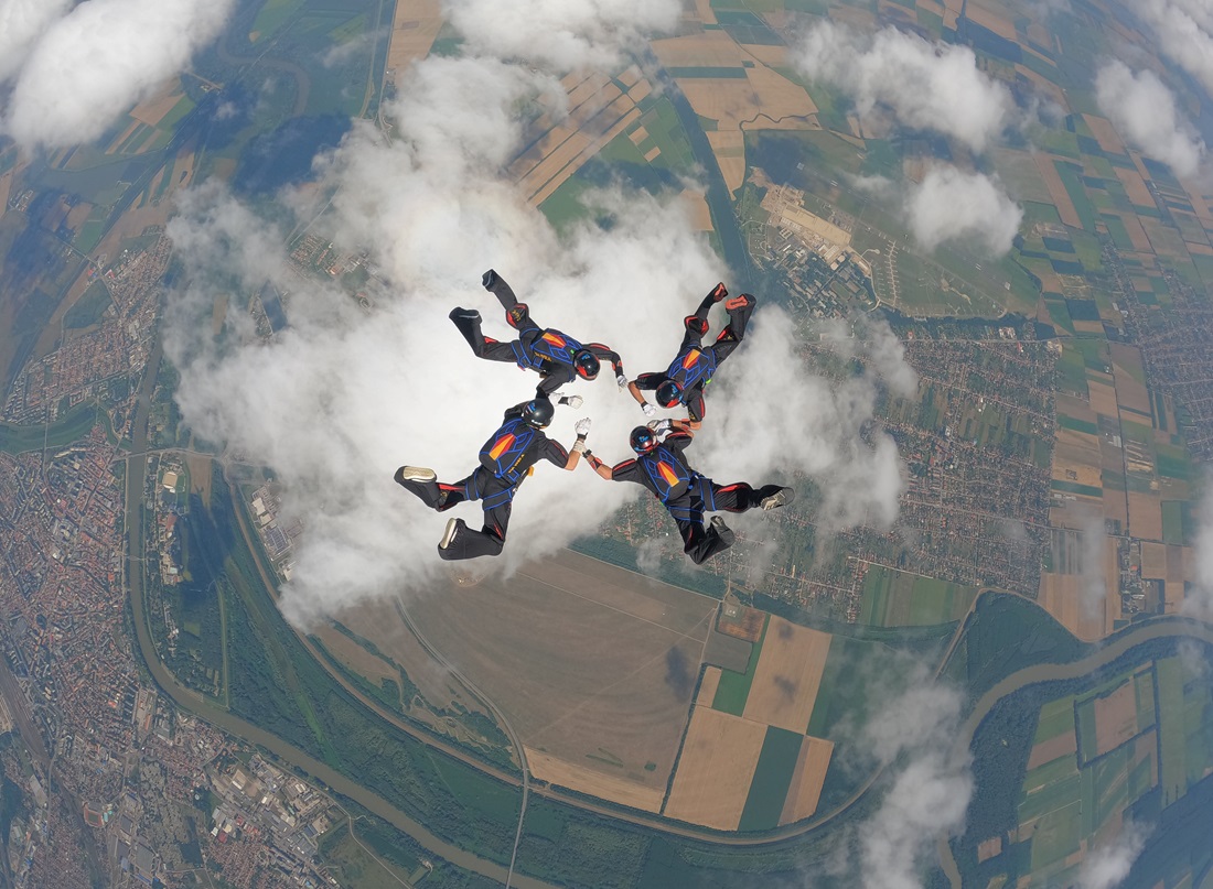 46th CISM World Military Parachuting Championship 2024 ESP 4-way formation